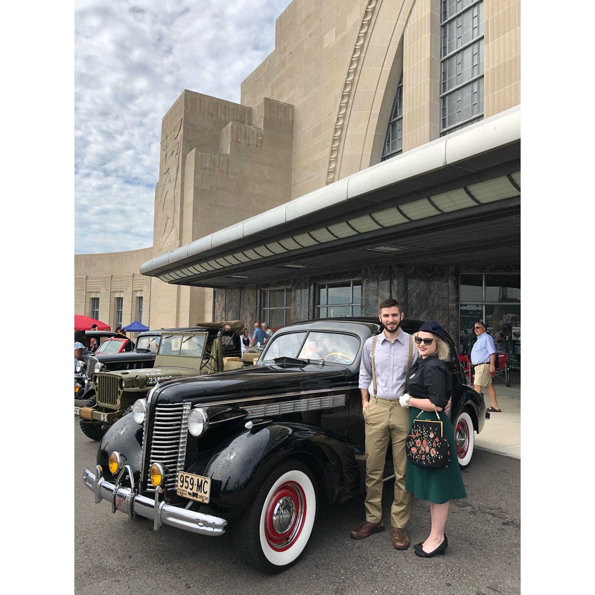Living our best 1940's life at the Cincinnati Museum Center. (2019)