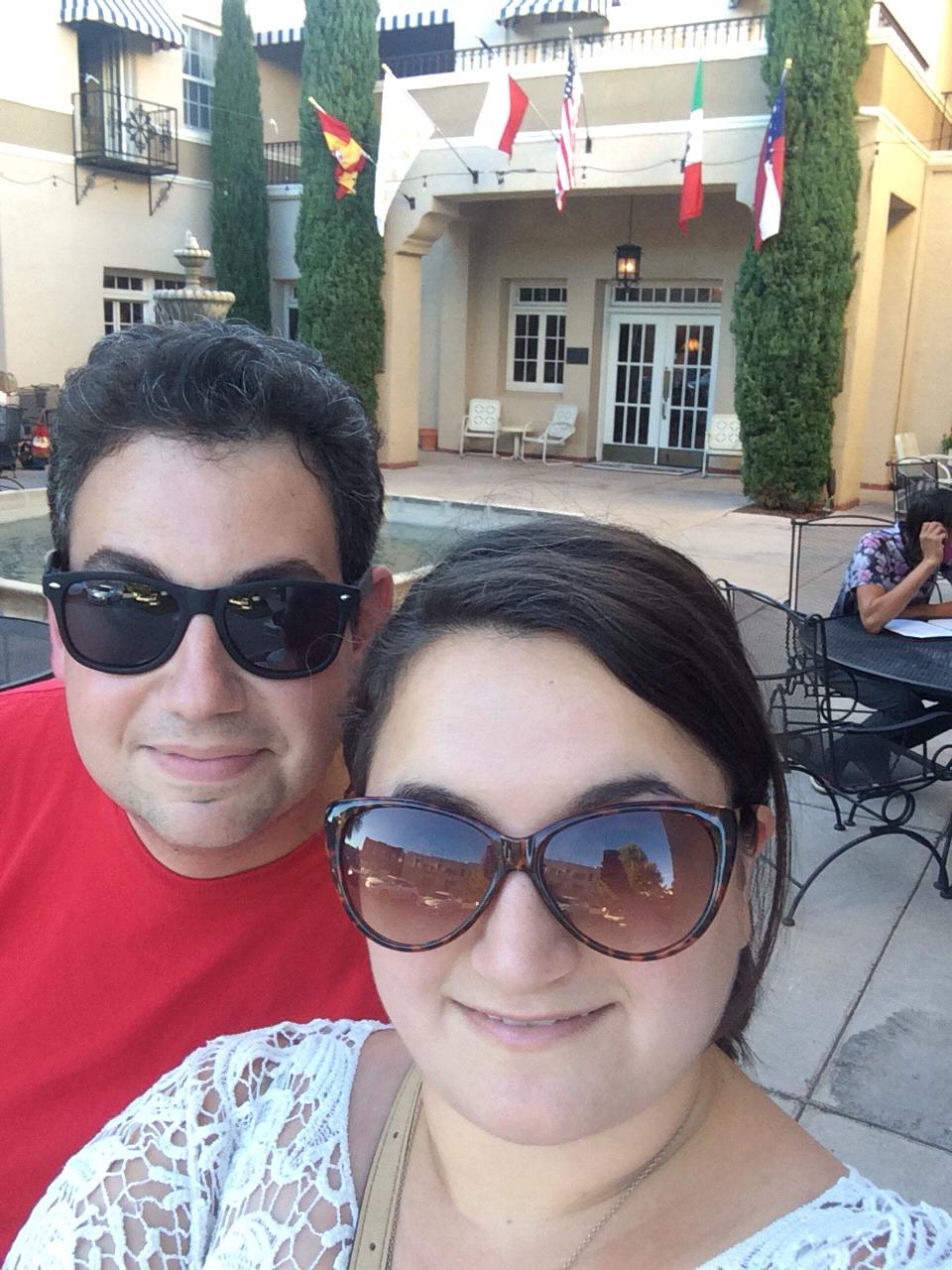 Hanging out at Hotel Paisano in Marfa, TX
