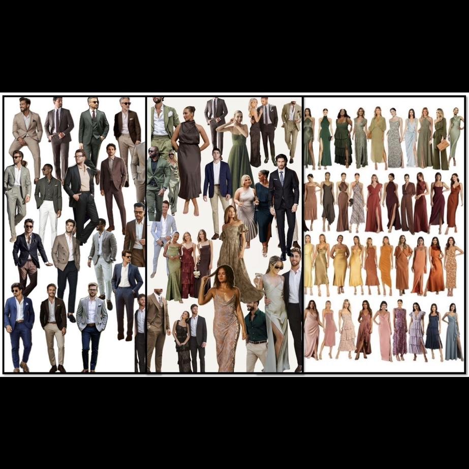 Attire inspo for wedding day…