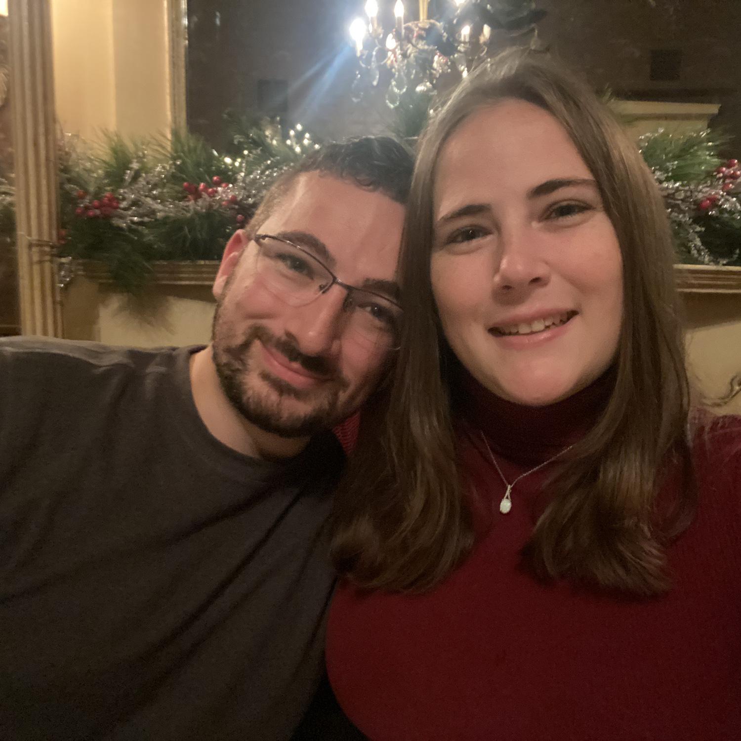 Christmas date night.