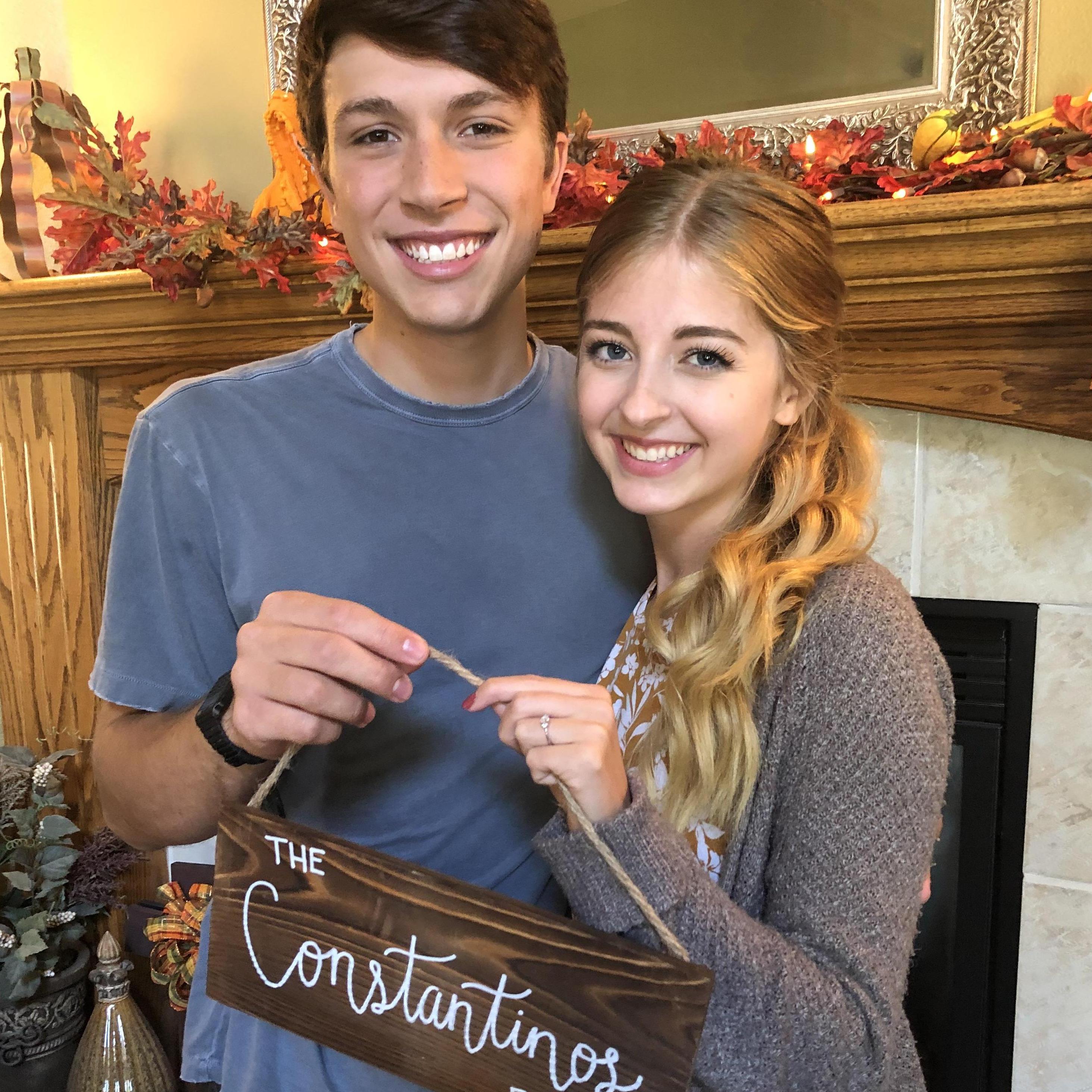 Our first piece of home decor.