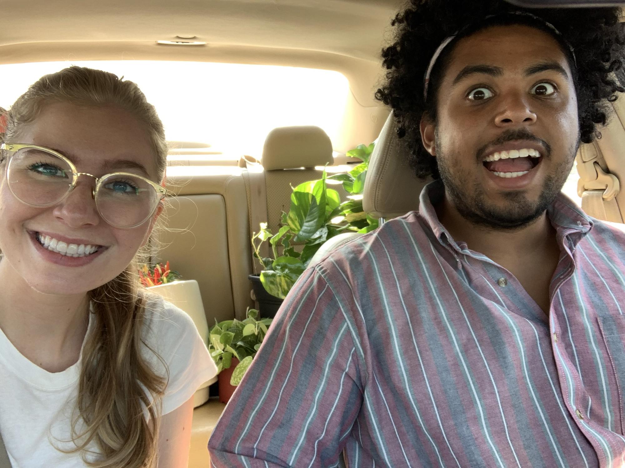 Because of Covid, SAU evacuated the students three months before graduation. Though I was sad about the disruption, I was thankful this guy was waiting for me back in Loma Linda! - Madeline