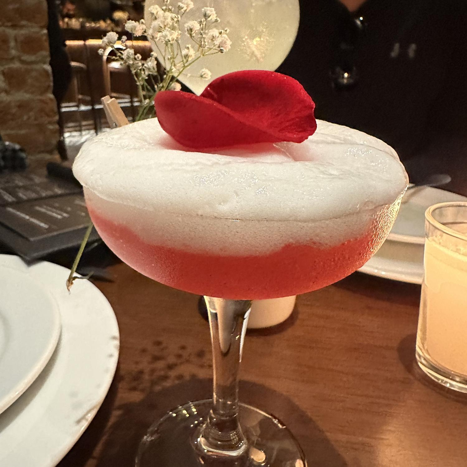 Cute drink at Casa Escobar