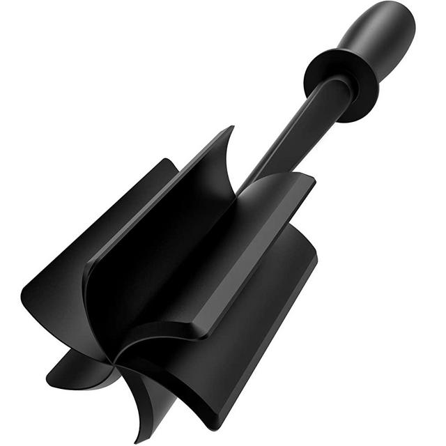 Zulay Kitchen Meat Chopper for Ground Beef and Ground Beef Smasher Durable  Plastic Masher Black 