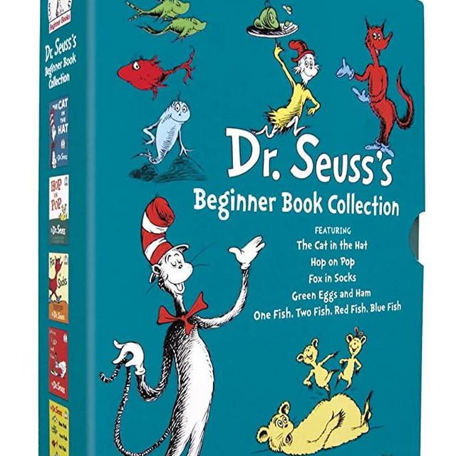 Dr. Seuss's Beginner Book Collection (Cat in the Hat, One Fish Two Fish, Green Eggs and Ham, Hop on Pop, Fox in Socks)