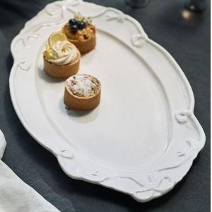 Benedita Bow Ceramic Stoneware Platter