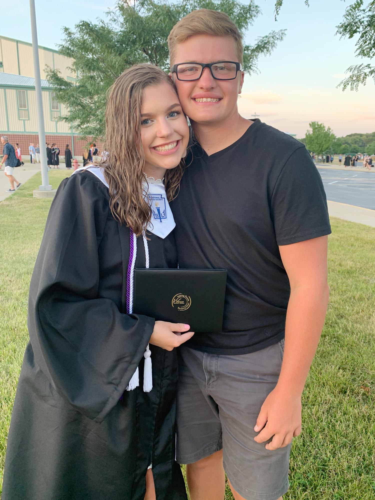 My Graduation!! After a long time waiting and not being sure if we were going to have a graduation, I finally walked across the stage!! July 17, 2020