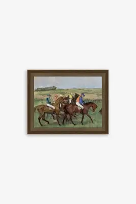 The Races by Edgar Degas Wall Art