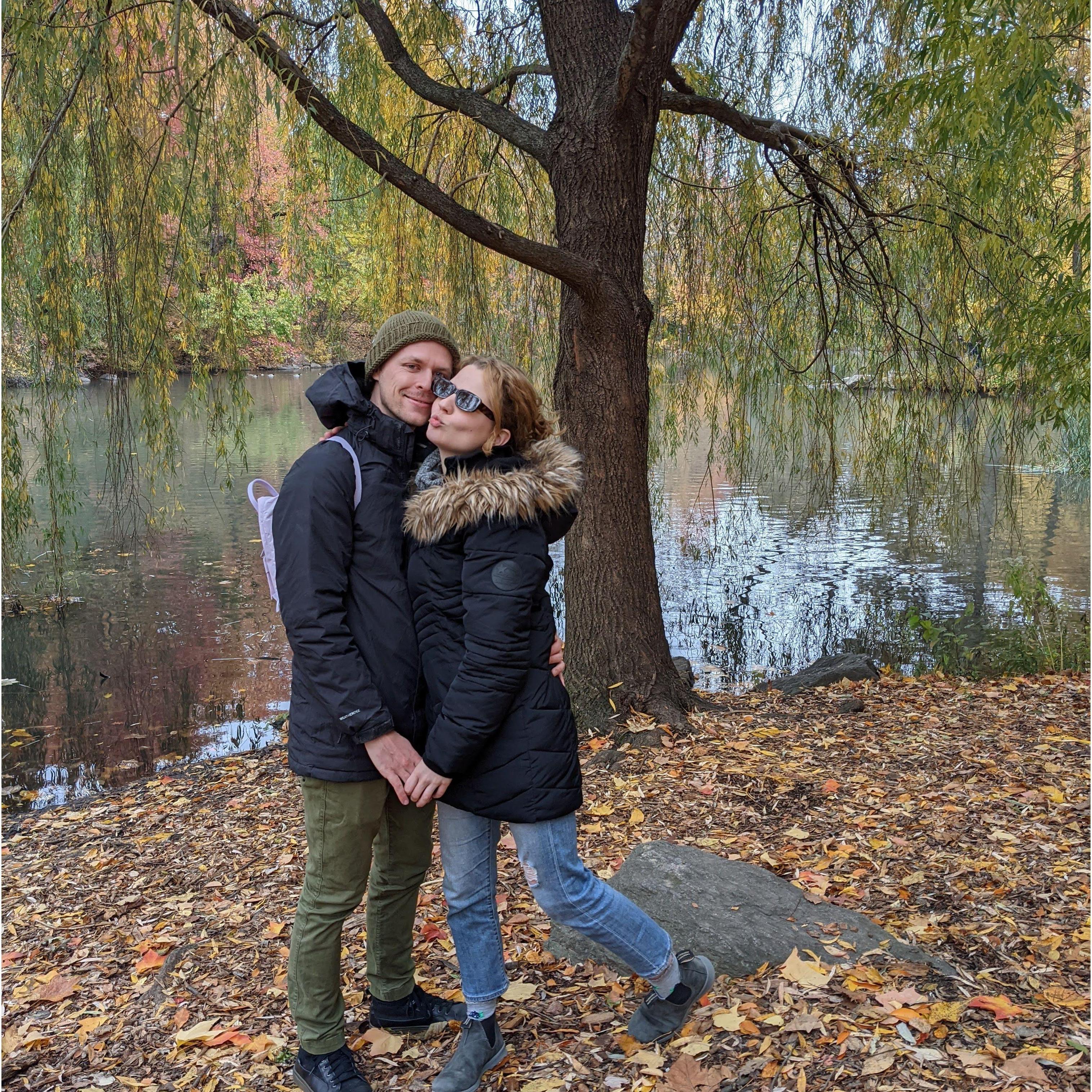 Central Park, NYC. Fall 2021. Post-Brunch glow!