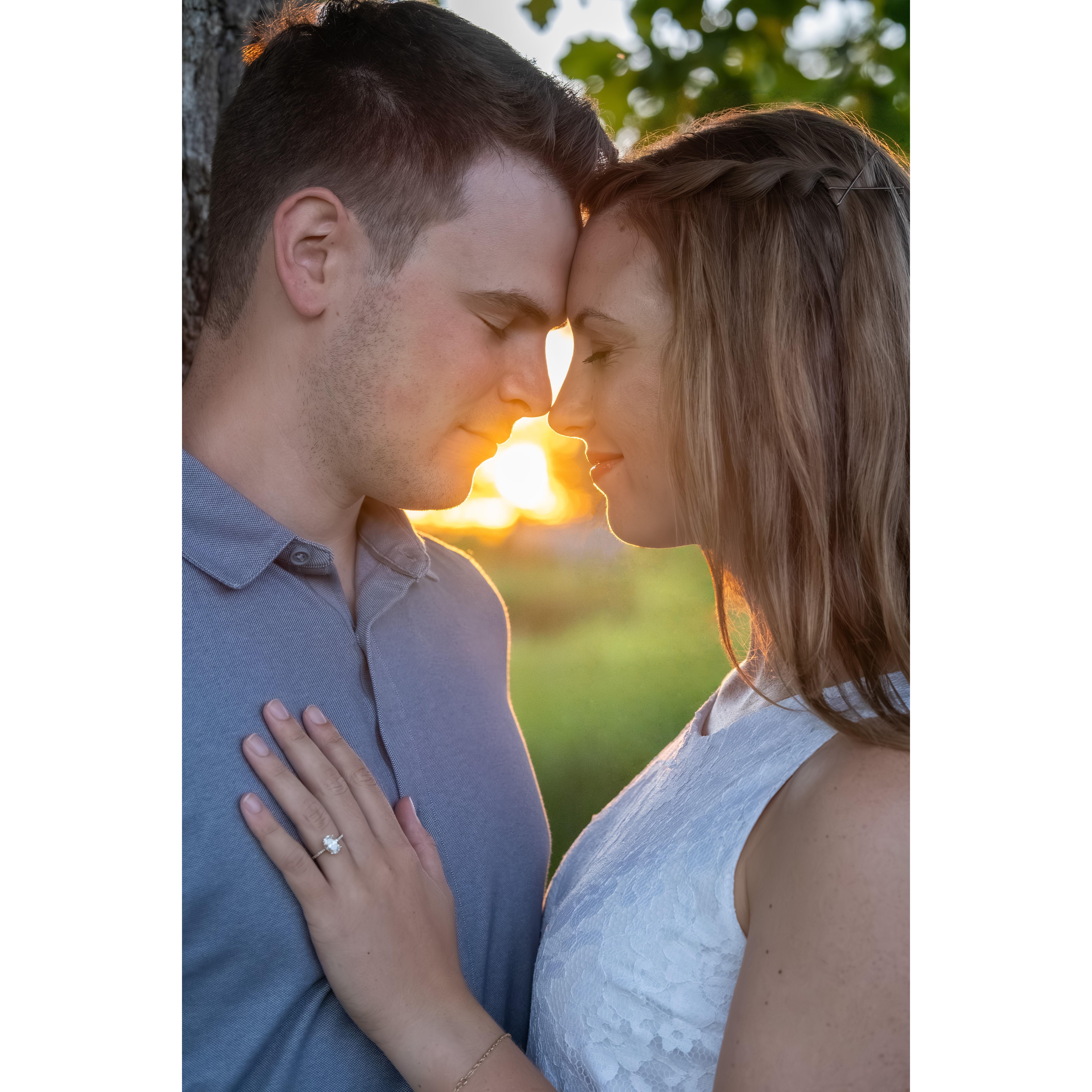 A beautiful engagement photo captured by our dear friend, Esai.