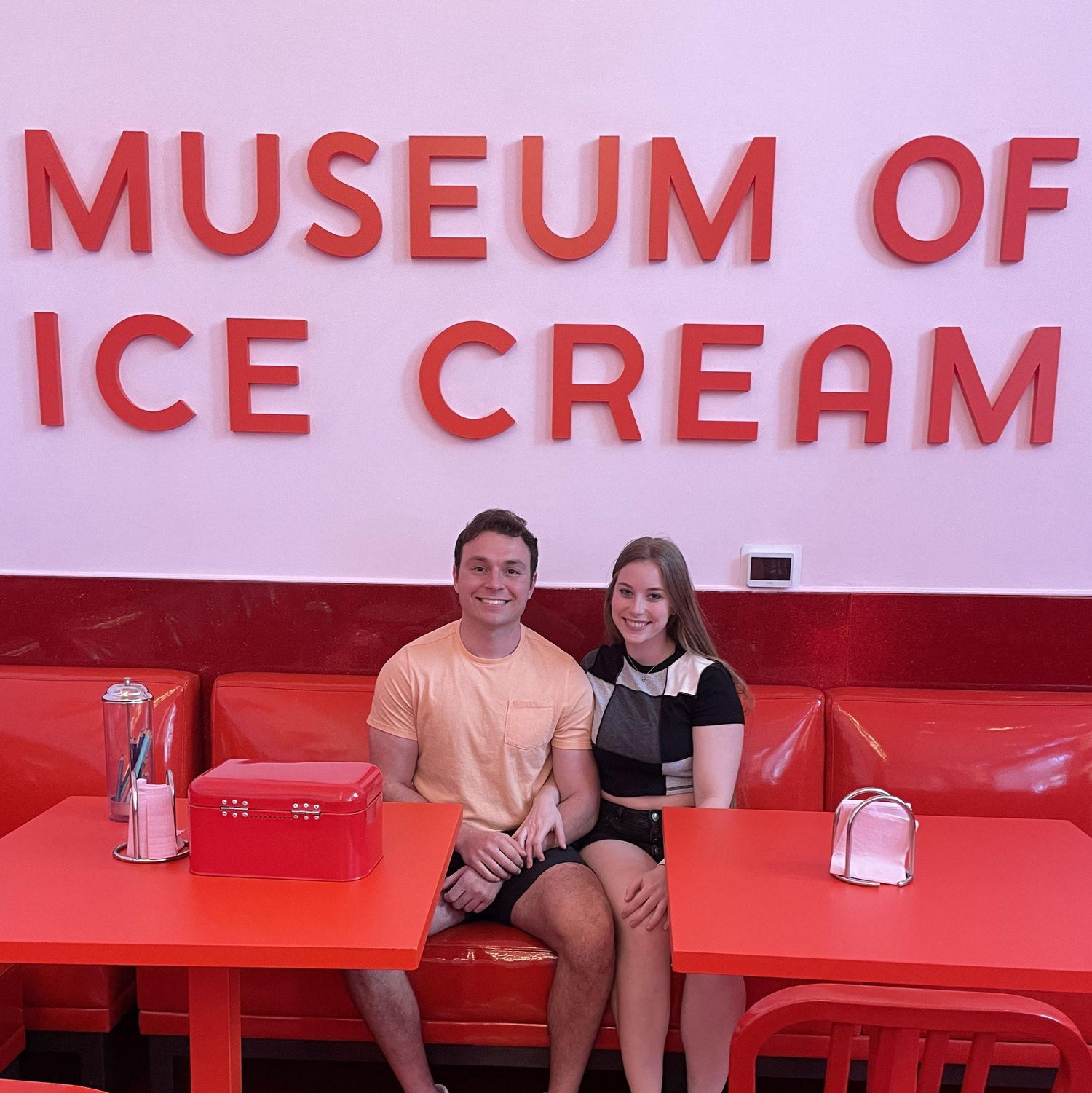 Our first little trip together, and naturally it would be to the Museum of Ice Cream.
