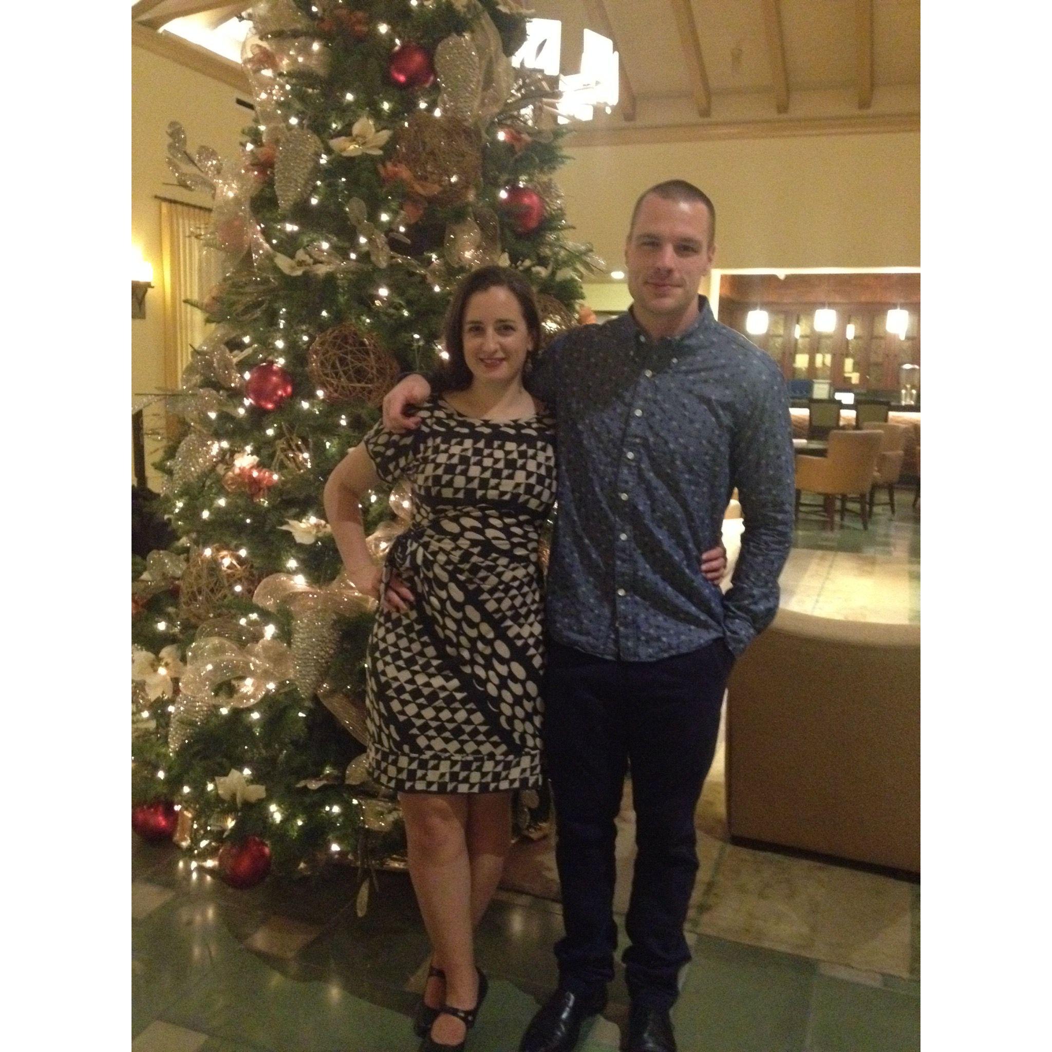 Holiday party during residency