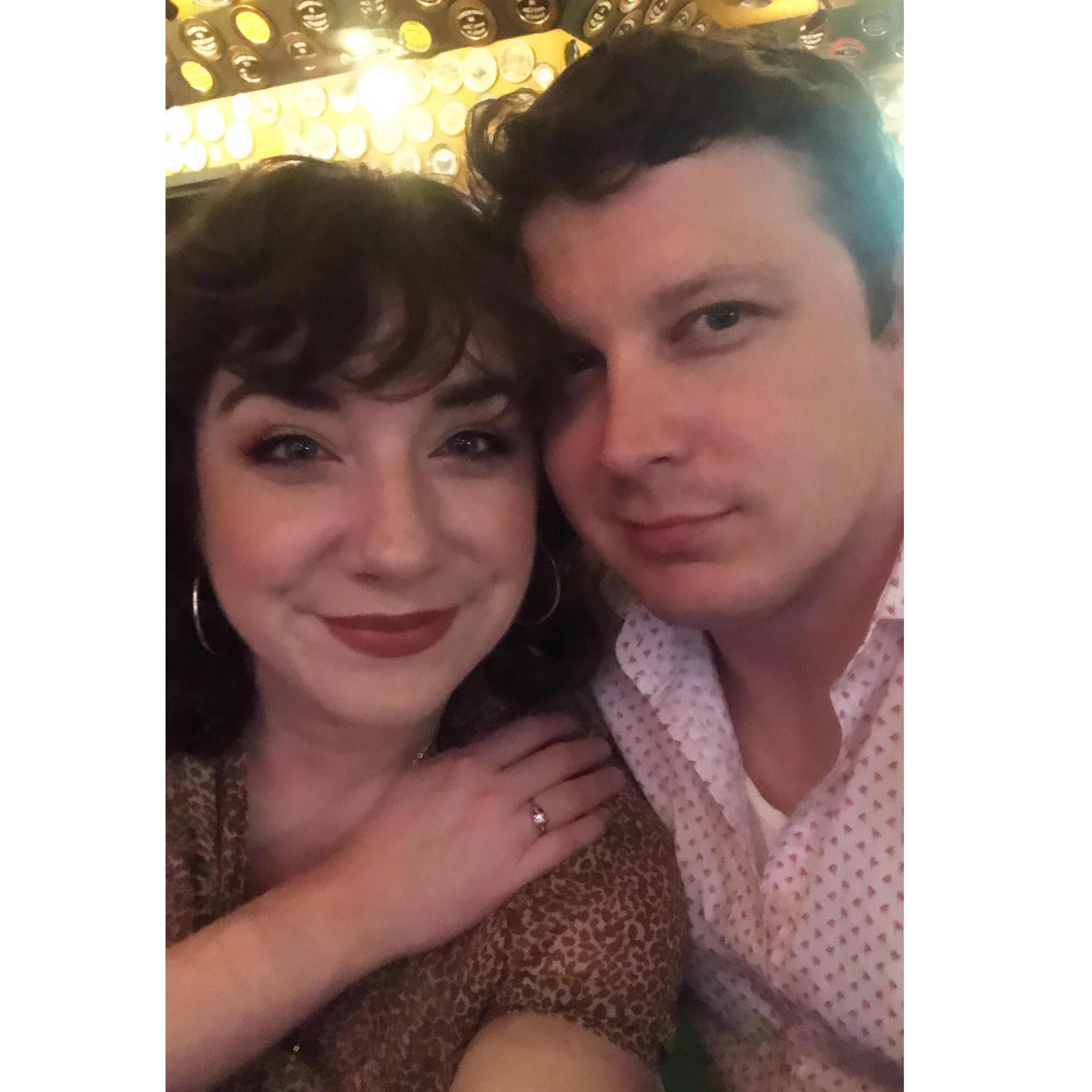 We spent our first night engaged exploring the night life in Memphis!