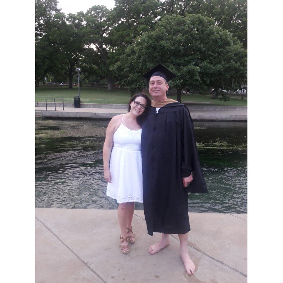 Don gets his Masters in Accountancy!  I was there for the first graduation, too!