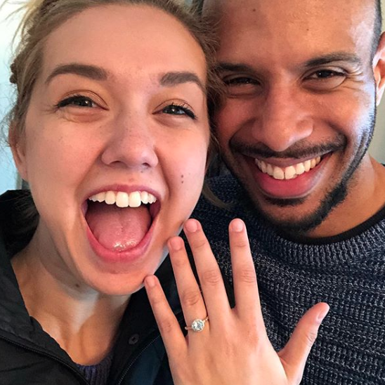 The day we got engaged!
