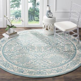 Evoke Celeste Round Area Rug