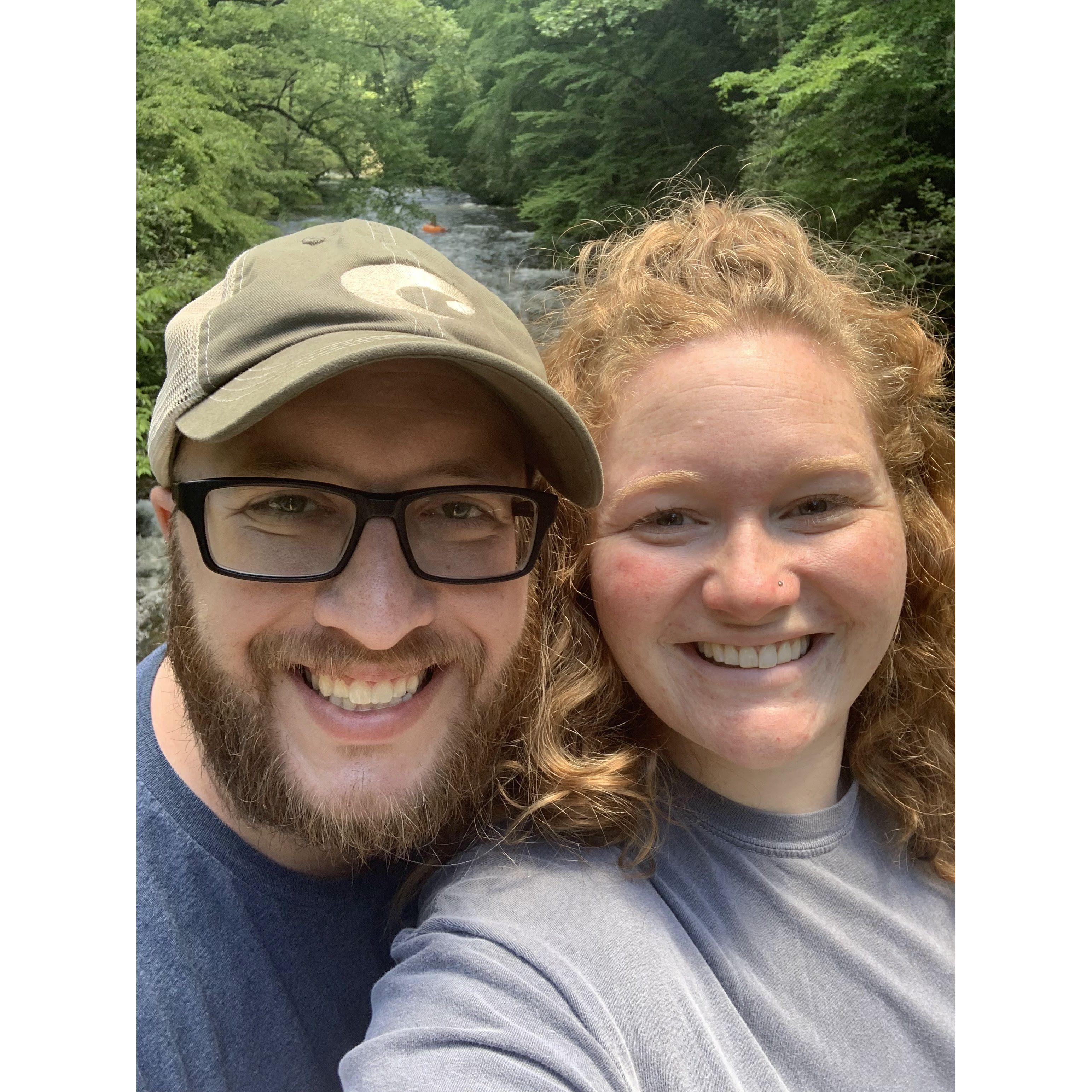 Deep Creek campground in Bryson City, NC - where Ty told me that he loved me! (May 2022)