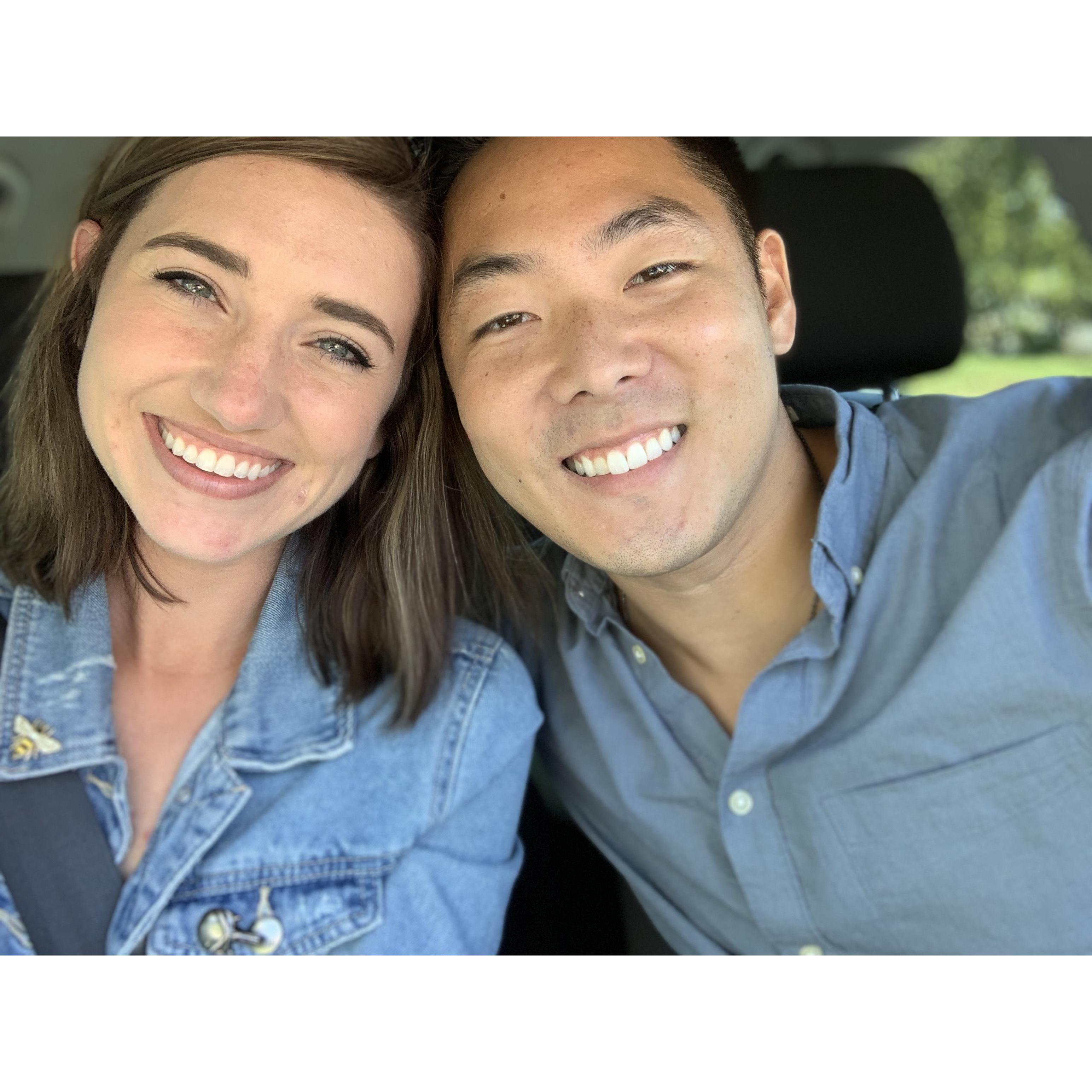 July 2019: This was only our second date, but Jo was leaving for his military tour so we had a to a quick decision. Date or not date?