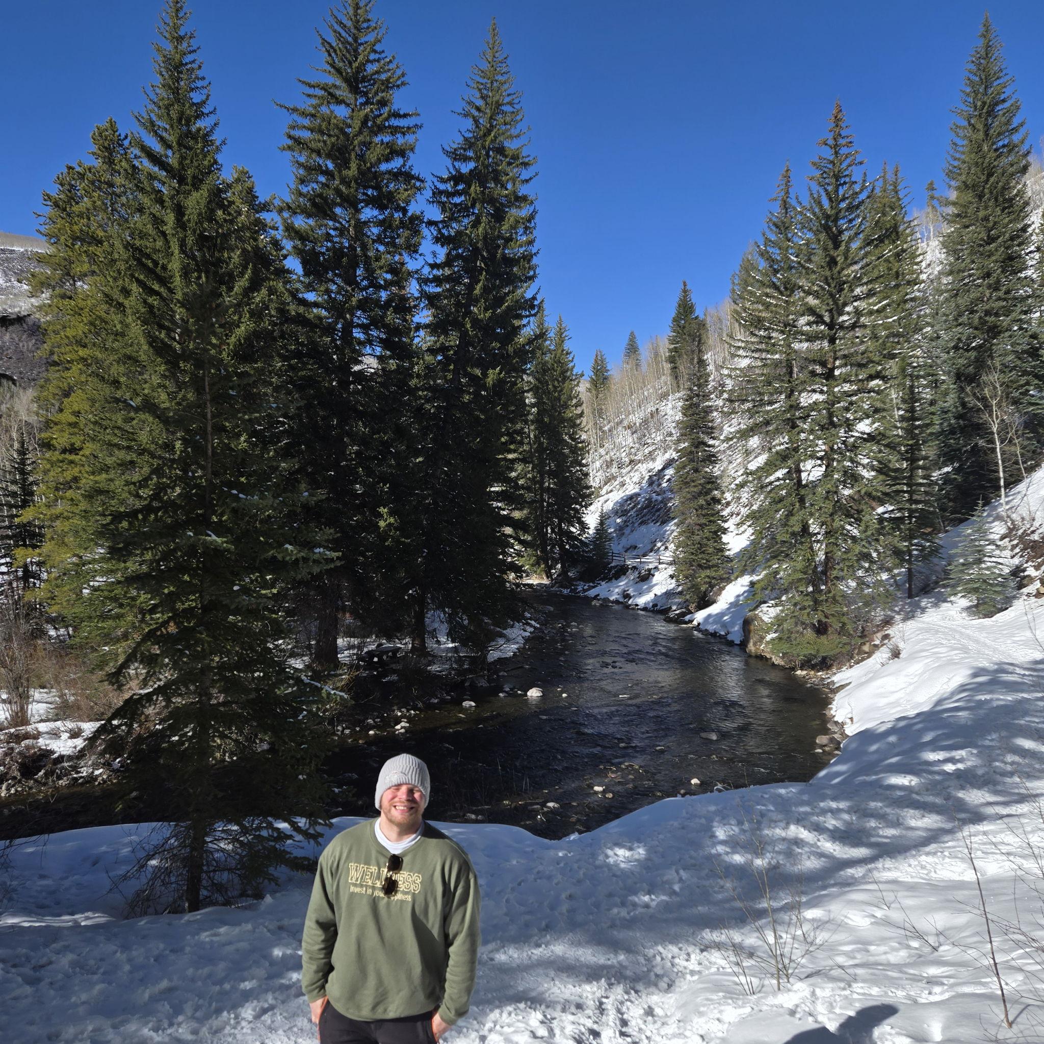 Adventure calls us when we have the time to explore. Snowmobiling taught us that we work better together. Josh pushes me past my fears. I keep Josh from going off trials and breaking his leg.