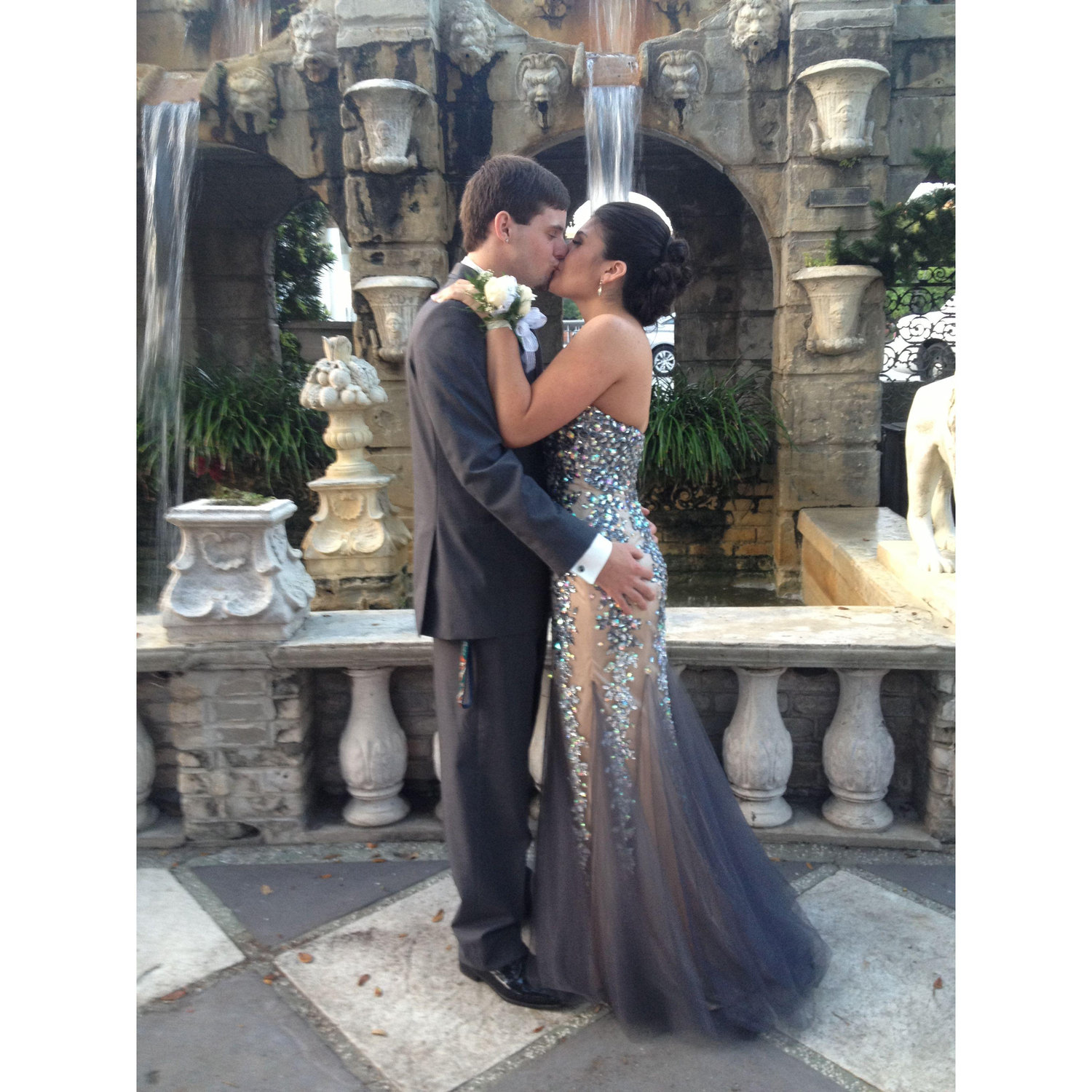 2013. Marissa's senior prom at Kapok. Tyler so lovingly came back to high school for a night!