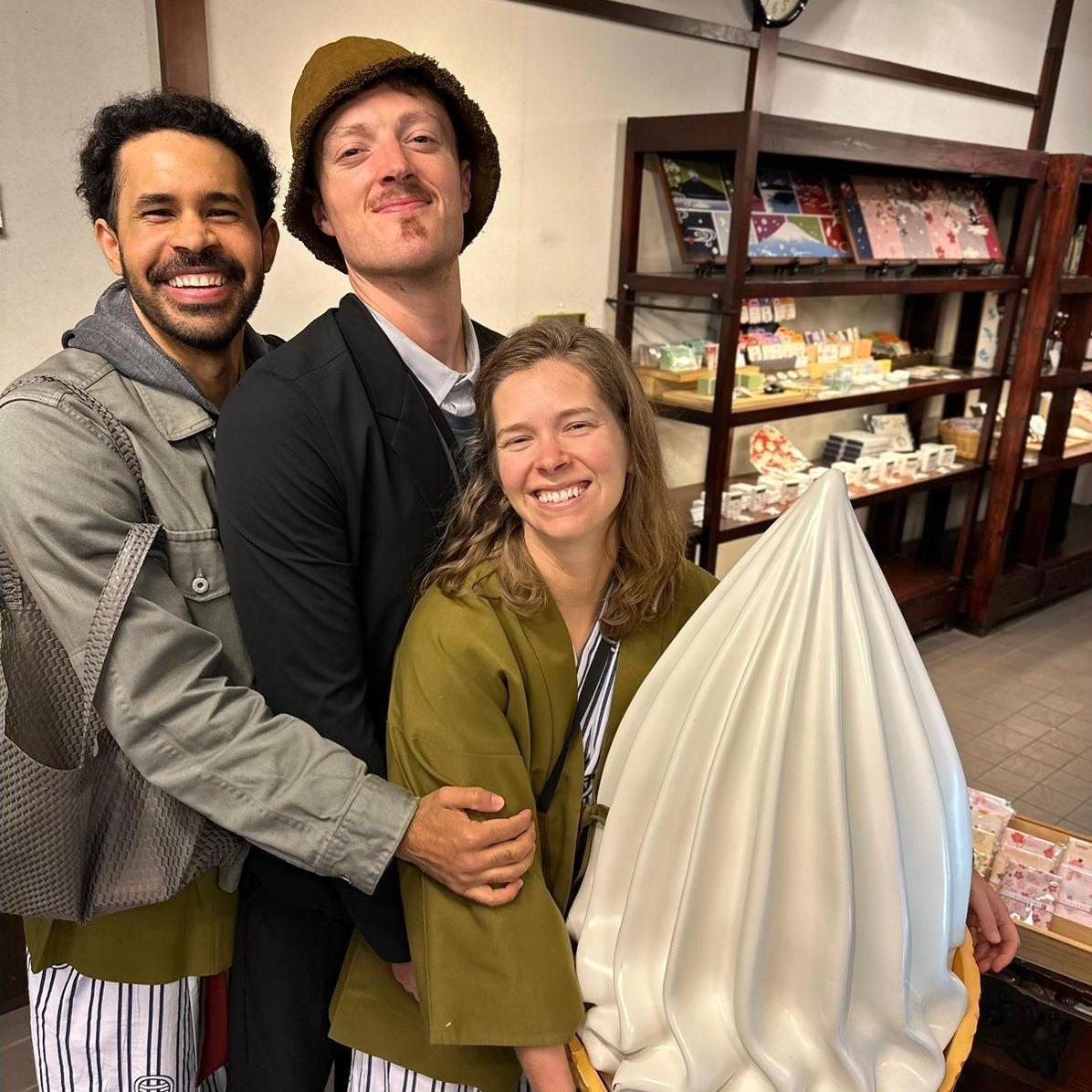 Onsens, Cremia ice cream, and Noah in Japan.