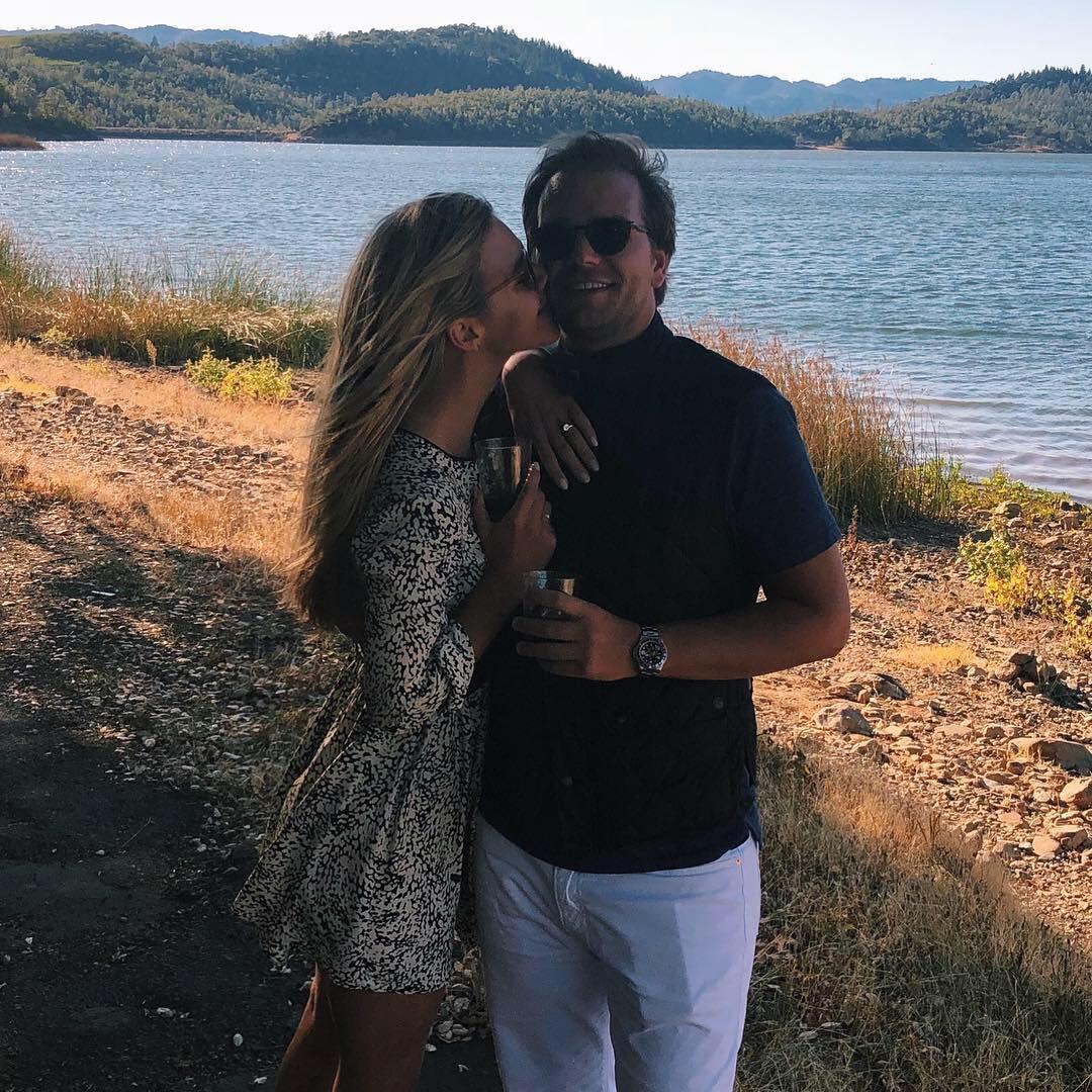 On our engagement trip in Napa