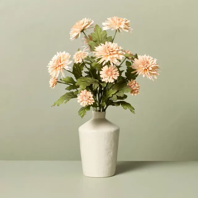 21" Faux Orange Daisy Flower Arrangement - Hearth & Hand™ with Magnolia