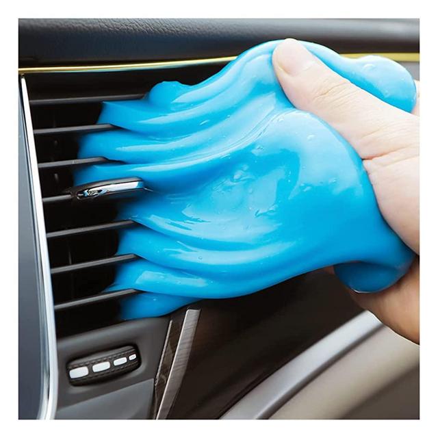 Moly Magnolia Cleaning Gel for Car, Universal Detailing Putty Gel Detail Tools Car Interior Cleaner, Removal Putty Cleaning Keyboard Cleaner for Car Vents, PC, Laptops, Cameras (Blue)