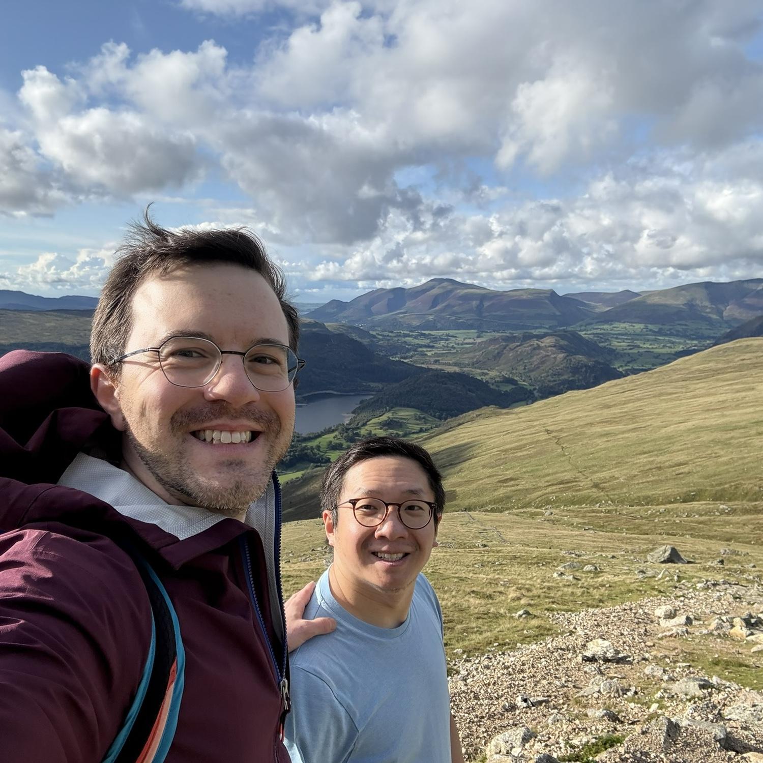 Descending Helvellyn in the Lake District, September 2025