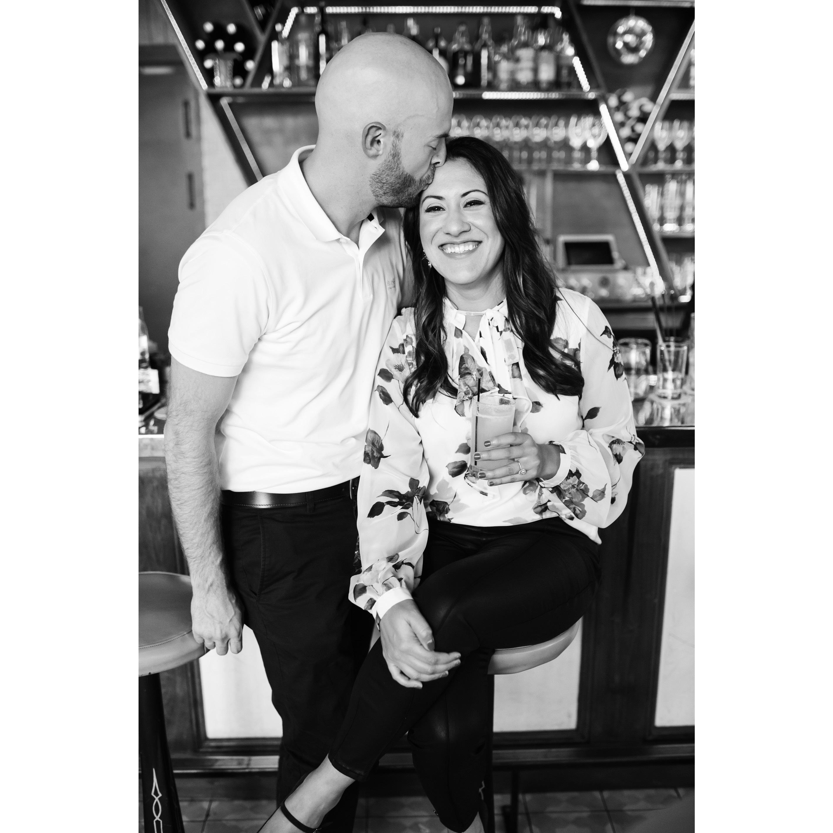 Engagement photo session.