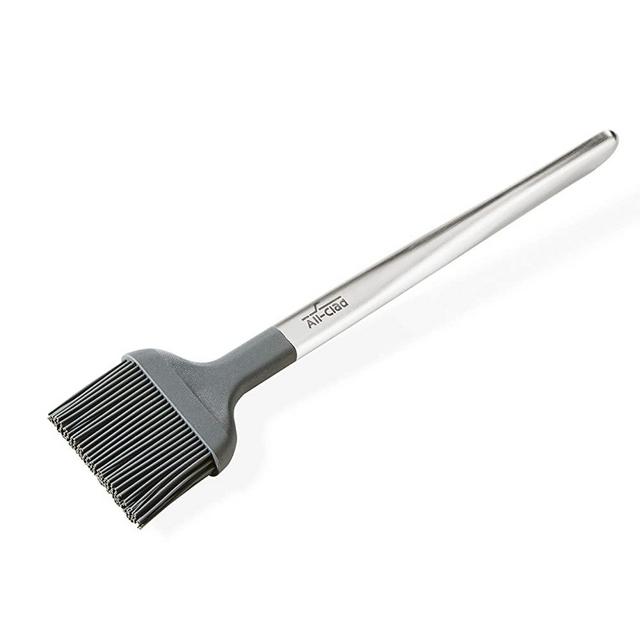 All Clad Silicone Tools Pastry Brush, Stainless Steel and Black