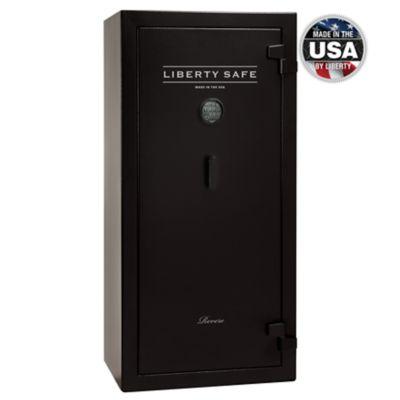 Liberty Safe Revere 30-Gun Black Textured E-Lock Safe, 40 Min. Fire Rating