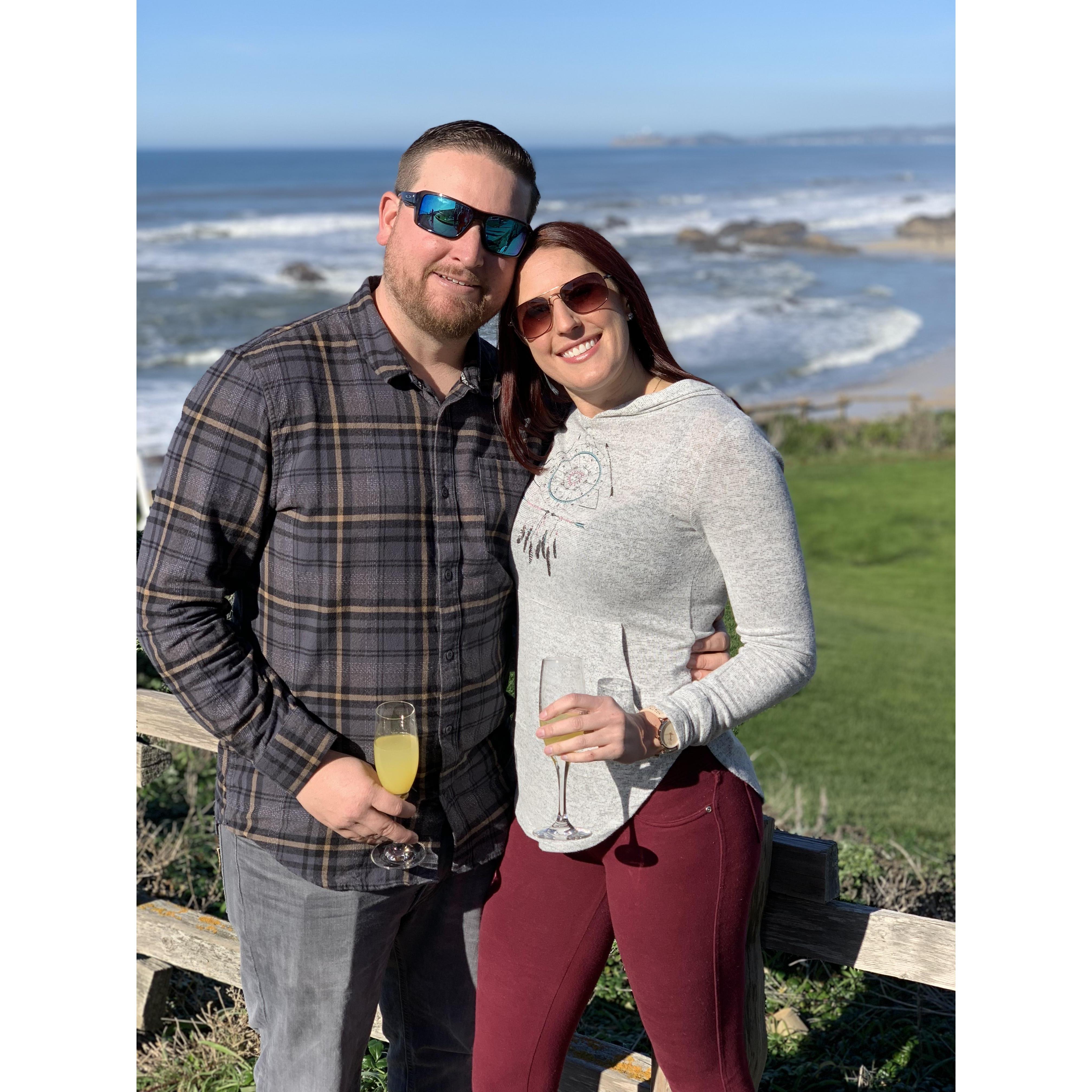 Mimosa brunch at the Ritz Carlton in Half Moon Bay ❤️