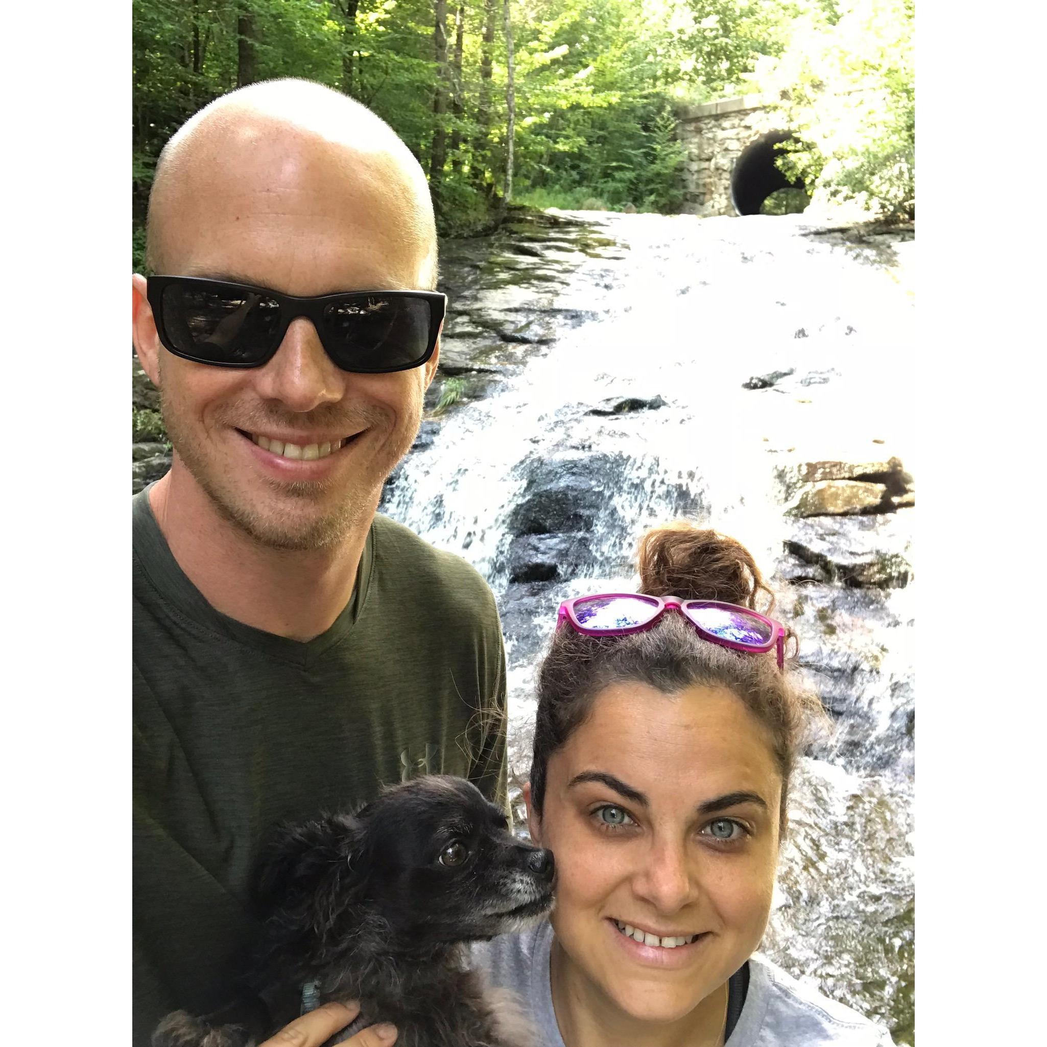 A hike and a swim