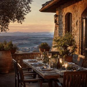 Honeymoon Dinner in Tuscany