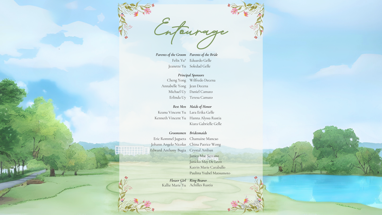 The Wedding Website of Bea Gelle and Kelvin Yu