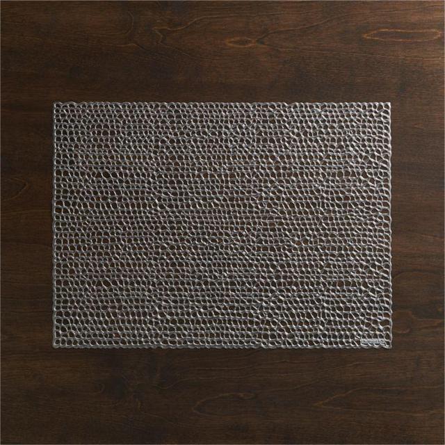 Chilewich ® Gilt Gunmetal Vinyl Placemat