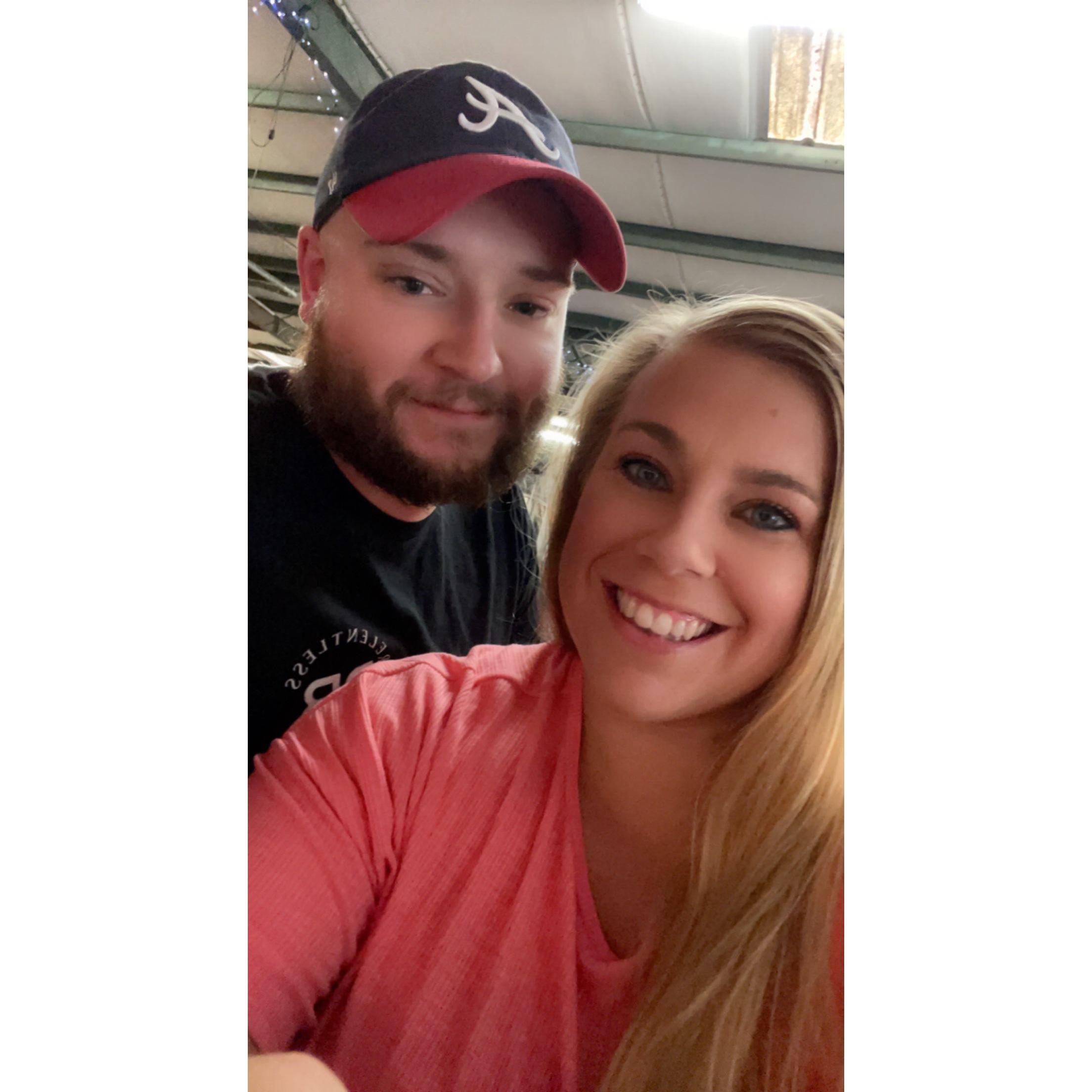 Earlier in the evening before he proposed...I had no idea.