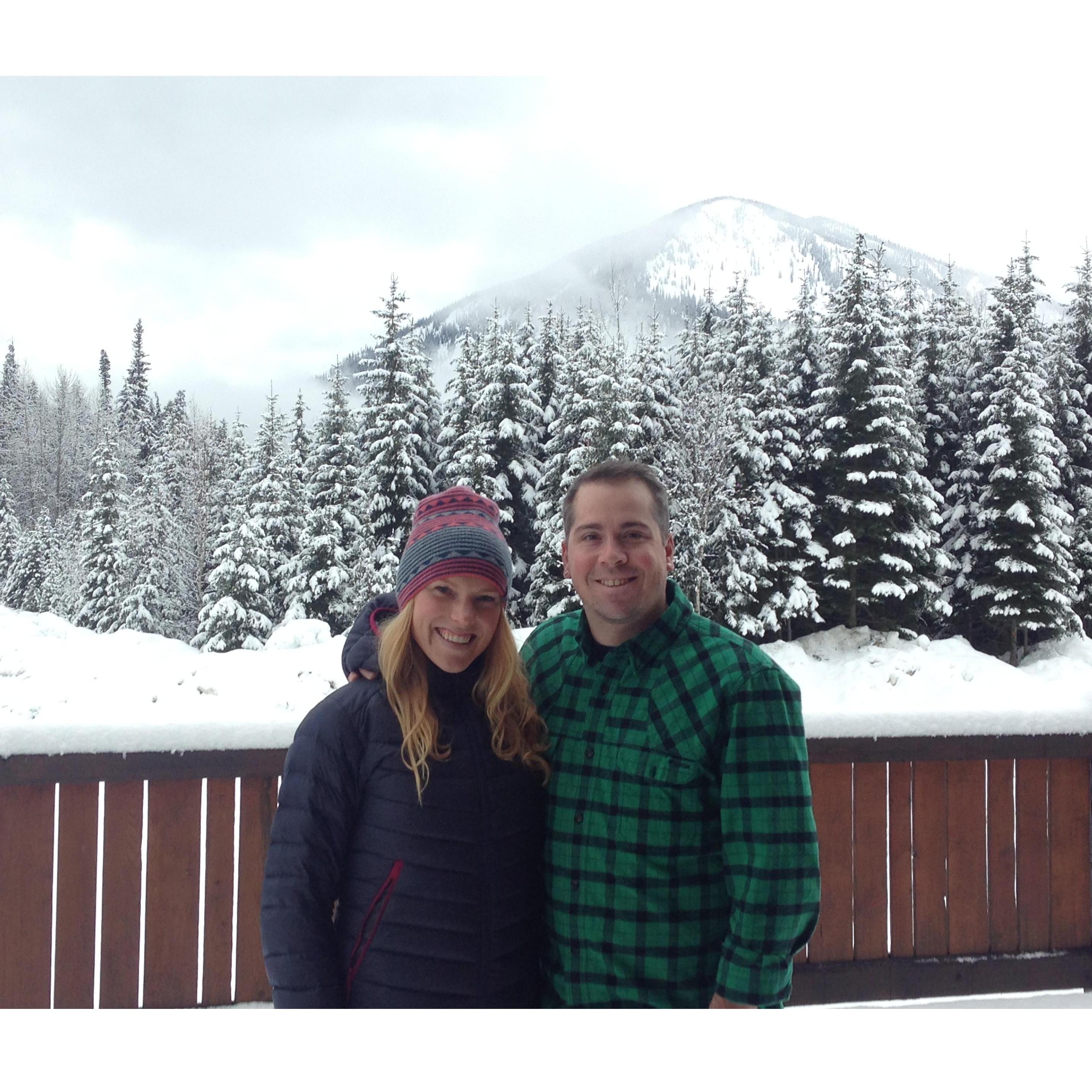 Playing (and working) in the snow at Mike Wiegele's  Heliski Lodge