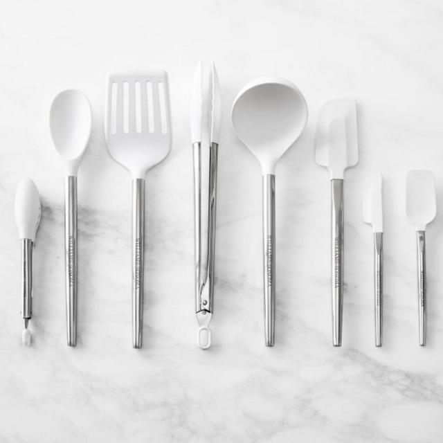 Williams Sonoma Stainless-Steel Silicone Utensils, Set of 8