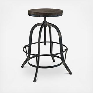 Collect Wood Top Bar Stool