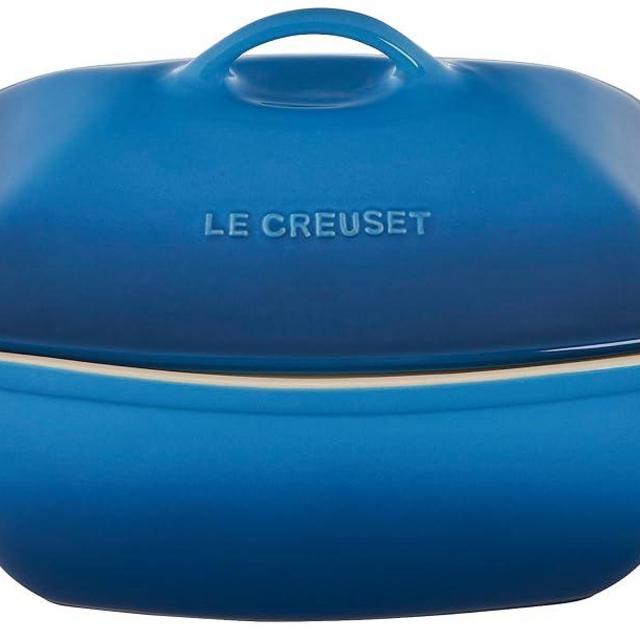 Le Creuset Heritage Stoneware Deep Baker with Lid, 4.5 qt., Marseille