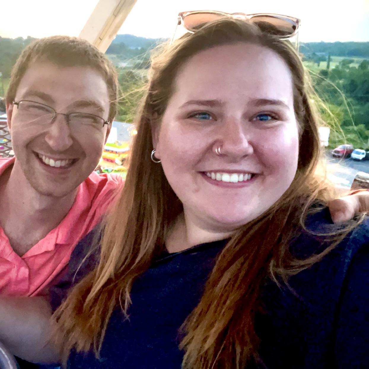 Bangor fair 2023 at the top of the Ferris Wheel 🎡