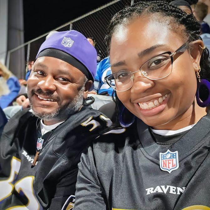 I am going to support my man, even if he is a Ravens fan!