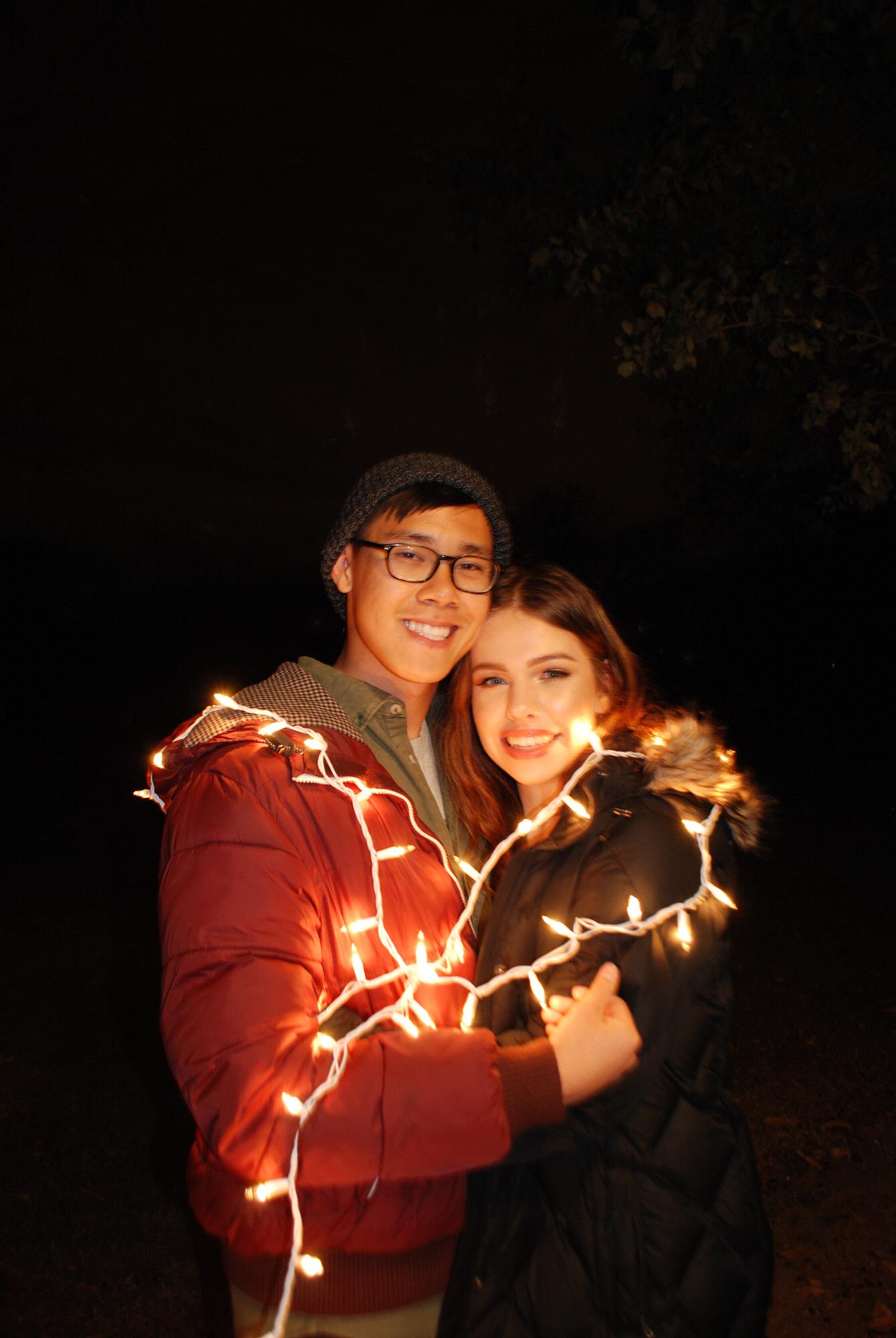 A photo from our first anniversary of dating!