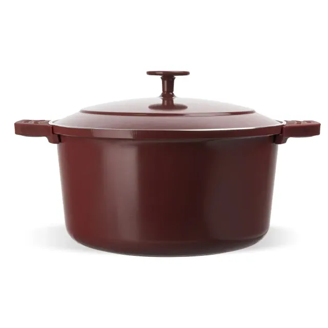 Gotham Steel 5QT Dutch Oven Ceramic Nonstick Lightweight Self Basting Lid Dutch Oven