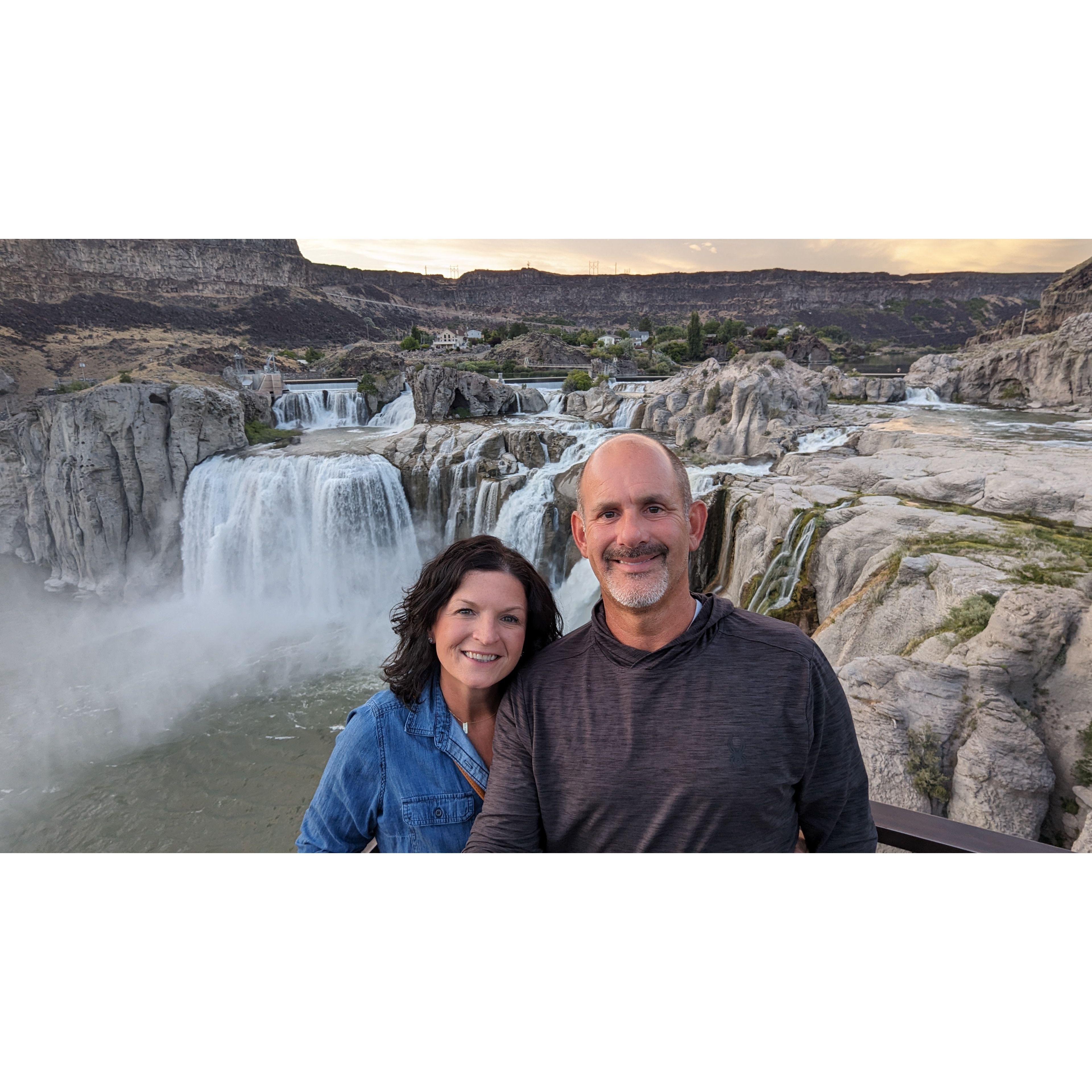One of our roads trips took us to Shoshone Falls in Idaho.