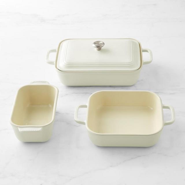 Le Creuset San Francisco Stoneware 4-Piece Set, Matte White