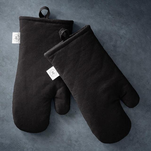 Open Kitchen by Williams Sonoma Oven Mitt, Black