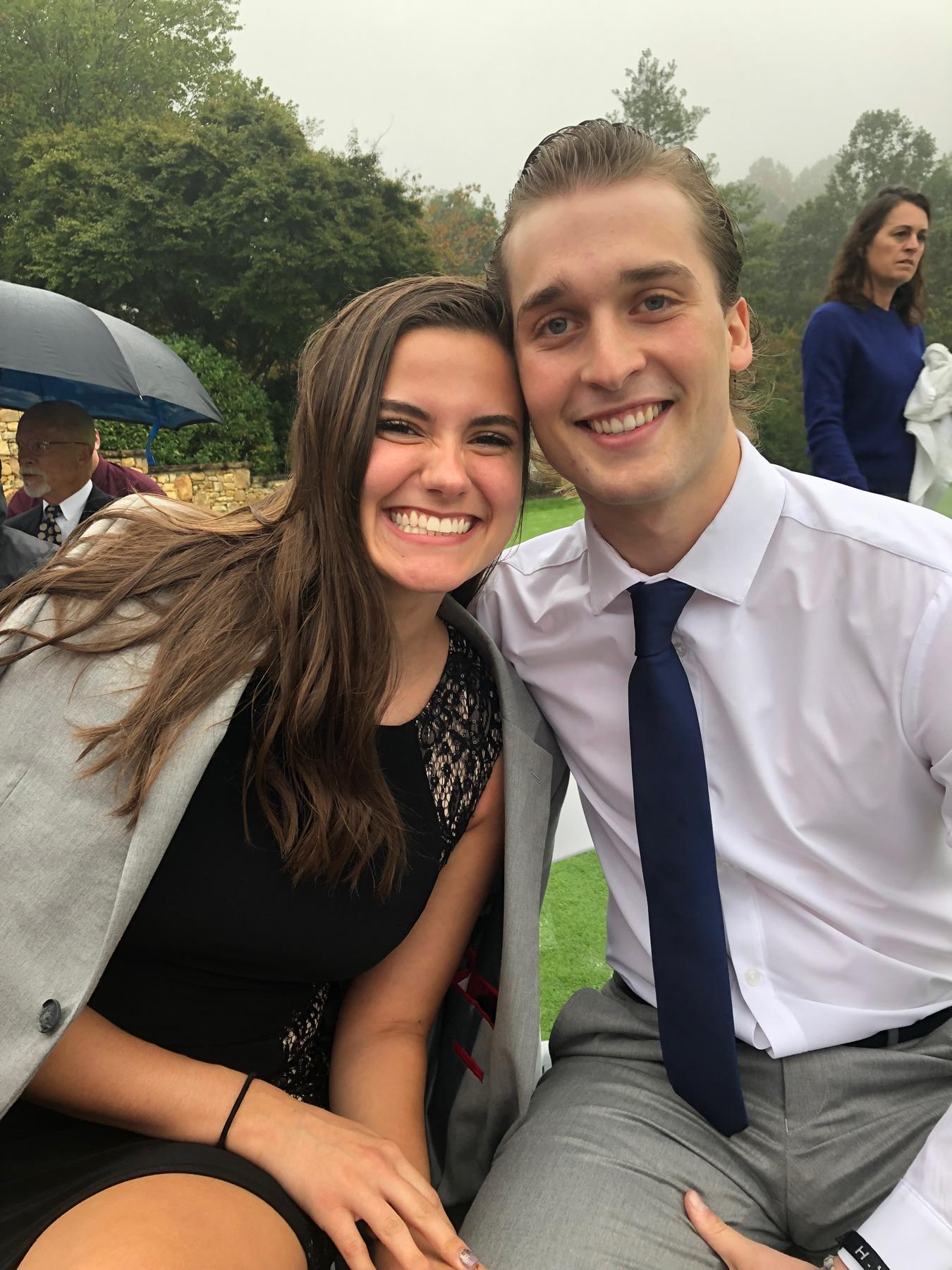 Our one year anniversary! Also James’ first time meeting the Fernandez family at Chelsea and Zach’s wedding in Boone. A fun fun time!!